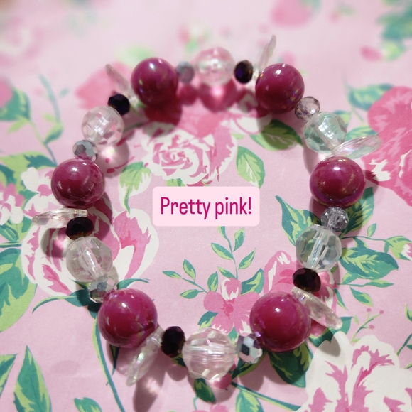 Zebra Stripe and Gold Beaded Bracelet - Picture 14 of 16